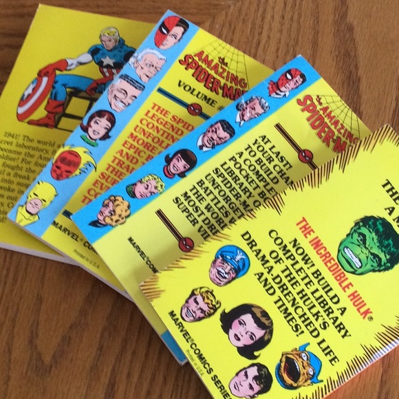 The. Best of Marvel Comics by Stan Lee vintage 1970’s  set of 4 with case - Picture 4 of 8